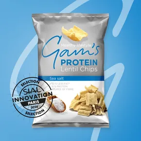 Gam's Proteinové chipsy s mořskou solí 65 g